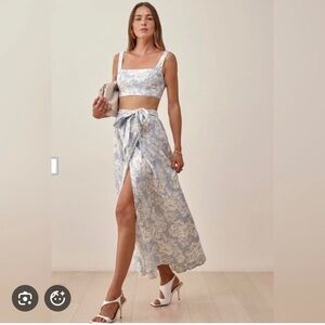 Reformation Palm Linen Two Piece